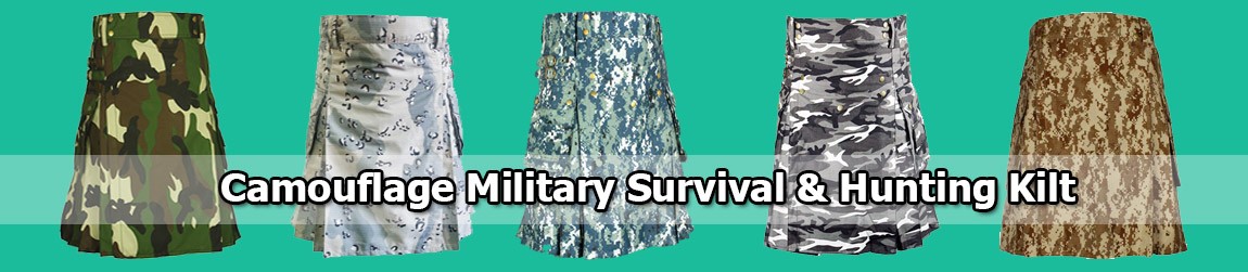 Camouflage Military Kilts